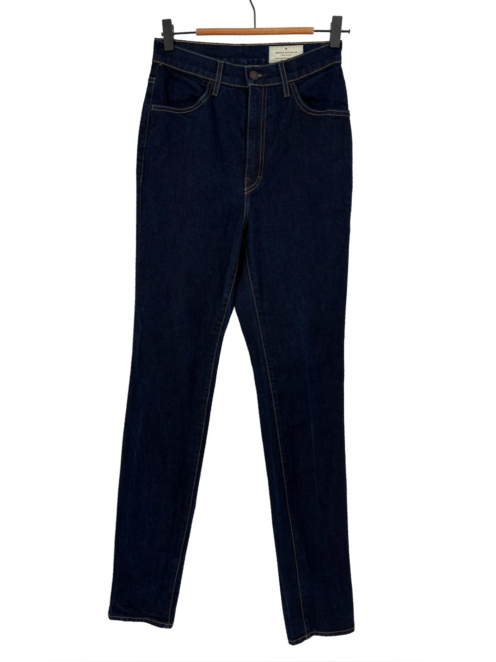 Imogene + Willie Elizabeth Jeans Size 28 Dark Indigo High Rise Skinny Premium